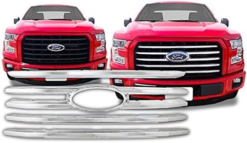 إدراج حواف أمامية من الكروم لـ 2015-2016 Ford F-150 XLT in Saudi Arabia