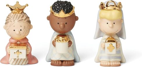 Lenox 895923 Peanuts Christmas Pageant 3 Kings Figurines in Saudi Arabia