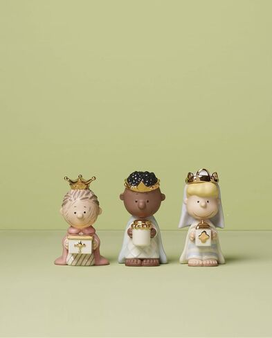 Lenox 895923 Peanuts Christmas Pageant 3 Kings Figurines in Saudi Arabia