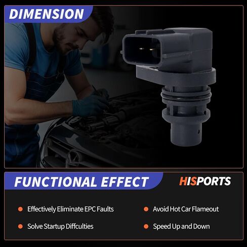 HiSport Transmission Speed Sensor - Compatible with Mazda 2 3 5 6 CX-7 Replaces FN1221551 FN1221551A SU6385 SU9767 in Saudi Arabia