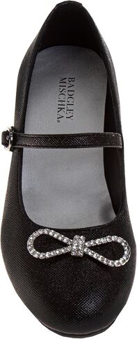 Josmo Girls Formal Dress Shoes Low Block Heel Slip-On Mary Jane Buckle Strap Pumps (Size Little Kid - Big Kid) in Saudi Arabia