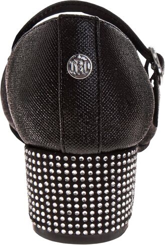 Josmo Girls Formal Dress Shoes Low Block Heel Slip-On Mary Jane Buckle Strap Pumps (Size Little Kid - Big Kid) in Saudi Arabia