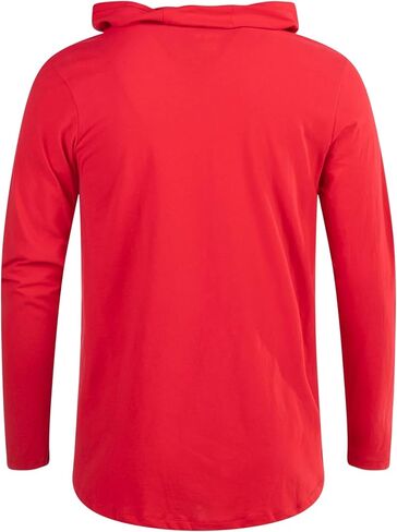Nike Mens Dry Long Sleeve Hoodie Tee (Maroon, Medium) in Kuwait