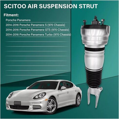 Front Air Suspension Strut Compatible for Porsche Panamera GTS Turbo Base 4S 2014-2016 Pair in Saudi Arabia
