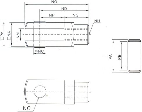 Baomain Foot Flange CI-63 for Foot mounting Work with Pneumatic Standard Cylinder SC 63 in Saudi Arabia