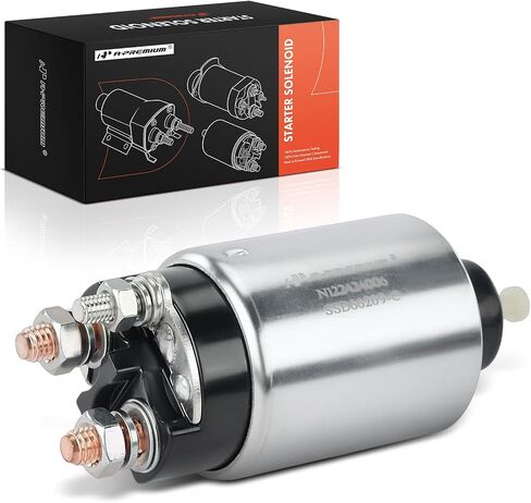 A-Premium Starter Solenoid Compatible with Ford, Lincoln, Chevrolet - F-150 F-250 1997-1998, E-350 Econoline Club Wagon, E-450 E-550 Econoline Super Duty, E-150 E-250 Econoline, Navigator, P30-12V in Saudi Arabia
