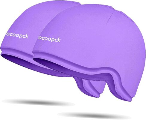 2 Packs Cold Cap for Chemotherapy Patients, Chemo Care Package for Women and Men, Migraine Ice Cap, Ice Hats for Migraines, Head Cooling Cap for Headach，Cooling Hat for Stress Relief, Cold Compress in Saudi Arabia