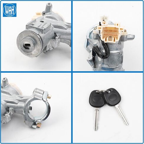 Ignition Lock Cylinder Switch with 2 Keys Compatible with 2003-2008 Toyota Corolla Matrix Replace 45020-02-3 in Saudi Arabia