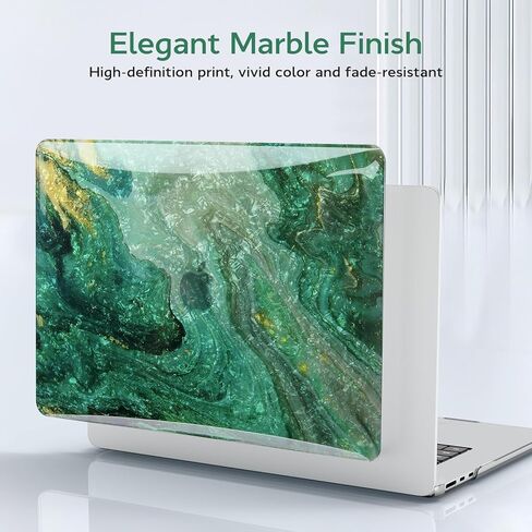 B BELK Compatible with MacBook Air 13 inch Case 2024 2023 2022 M3 M2 A3113 A2681 Liquid Retina Display, Plastic Hard Shell Case for MacBook Air 13.6 inch+Keyboard Cover+Screen Protector, Pink Marble in Kuwait