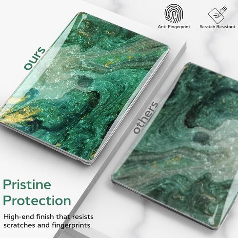 B BELK Compatible with MacBook Air 13 inch Case 2024 2023 2022 M3 M2 A3113 A2681 Liquid Retina Display, Plastic Hard Shell Case for MacBook Air 13.6 inch+Keyboard Cover+Screen Protector, Pink Marble in Kuwait