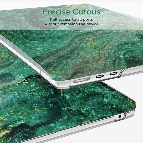 B BELK Compatible with MacBook Air 13 inch Case 2024 2023 2022 M3 M2 A3113 A2681 Liquid Retina Display, Plastic Hard Shell Case for MacBook Air 13.6 inch+Keyboard Cover+Screen Protector, Pink Marble in Kuwait