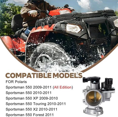 Throttle Body For Polaris Sportsman 550 2009 2010 2011 3131704 in Saudi Arabia