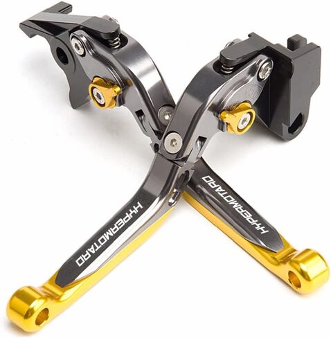 ESPEEDMTC for Ducati Hypermotard 950 2019-2021 Modified CNC Aluminum Alloy Length Adjustable Foldable Brake Clutch Lever Accessories (Red) in Saudi Arabia