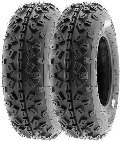 SunF 20x6-10 ATV UTV Tire 20x6x10 Knobby 6 PR A035 - PAIR of 2 in Saudi Arabia