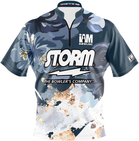 Logo Infusion Dye-Sublimated Bowling Jersey (Sash Collar) - I AM Bowling Fun Design 2062-ST - Storm in Saudi Arabia