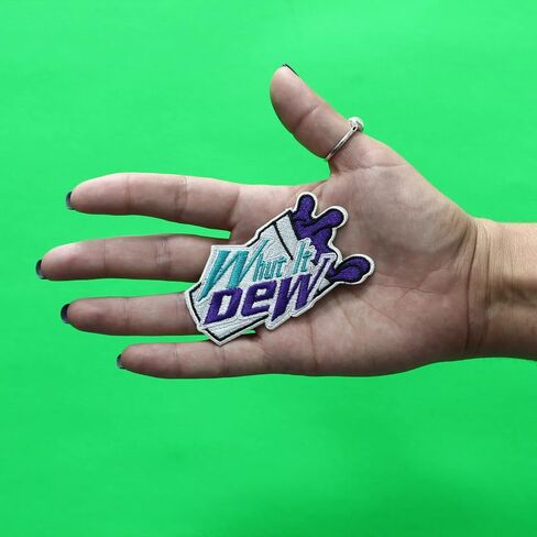 Whut It Dew Patch Double Cup Purple Drank Embroidered Iron On in Saudi Arabia