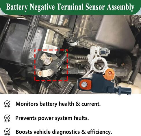 Battery Negative Sensor Assembly 28850-0P010 for Toyota Highlander 2013–2019, Lexus RX350 RX450h – Battery Terminal Cable Current Sensor – Replace 288500P010 in Saudi Arabia