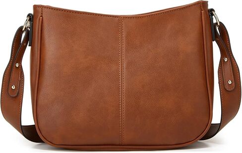 حقائب كتف GOIACII للنساء حقائب يد هوبو عصرية مع حزام كتف عريض من الجلد النباتي in Kuwait