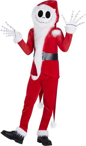 Spirit Halloween Adult Jack Skellington Santa Costume in Saudi Arabia