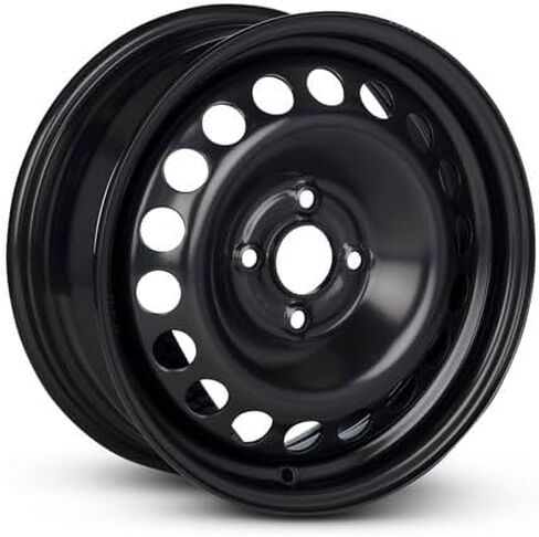 New OEM Replacement Wheel for Chevrolet Aveo 2009-2011 15x6 inch Steel Rim Painted Black Fit 195/60R15 in Saudi Arabia