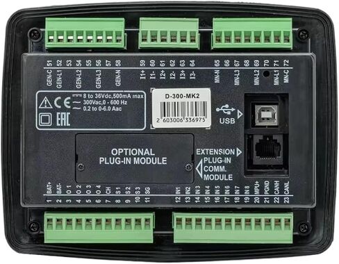 1PCS D300 MK2 Generator Controller D300 MKII Control Panel Module Repalce in Saudi Arabia