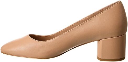 Stuart Weitzman Bridget 50 Block Leather Pump in Saudi Arabia