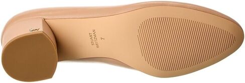 Stuart Weitzman Bridget 50 Block Leather Pump in Saudi Arabia
