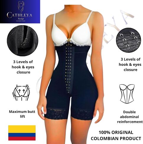 Fajas Columbianas المرحلة 3 لتشكيل الجسم بعد العمليات الجراحية - ملابس ضغط بدون حمالات للنساء in Saudi Arabia