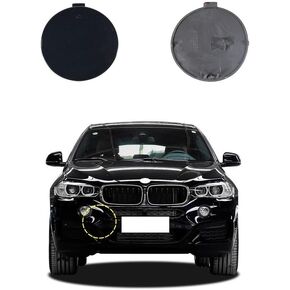 غطاء خطاف سحب المصد الأمامي للسيارة متوافق مع BMW X6 M Aerodynamics Sport F16 Fit 28iX 30dX 35iX 40dX 50iX xDrive sDrive SAV 2015 2016 2017 2018 2019 غطاء غطاء المقطورة 51118065933 غطاء عين السحب in Saudi Arabia