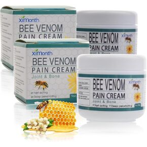 New Zealand Bee Venom Cream for Body Part, 2 PCS Specially Selected Bee Venom Joint Cream, Designed for Daily Care of Back, Neck, Hands, and Feet Joints, Providing Comfortable Care Experience in Saudi Arabia
