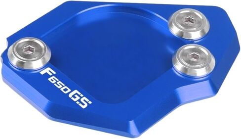 متوافق مع BMW F650GS F650 GS F 650GS 650 GS 2007-2014 وسائد تمديد للحامل الجانبي للدراجة النارية ولوحة دعم أكبر (أسود) in Kuwait