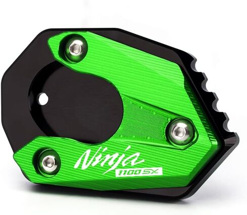 لوحة مسند جانبية للدراجة النارية متوافقة مع K.awasaki Ninja 1100SX 2025 | دعامة وسادة للقدم Ninja1100SX ملحقات Ninja1100 SX (أسود) in Saudi Arabia