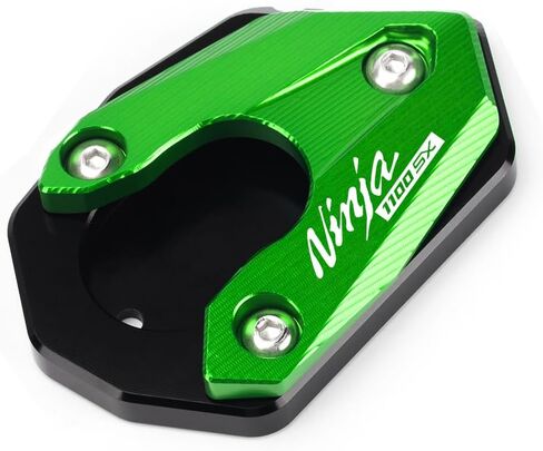 لوحة مسند جانبية للدراجة النارية متوافقة مع K.awasaki Ninja 1100SX 2025 | دعامة وسادة للقدم Ninja1100SX ملحقات Ninja1100 SX (أسود) in Saudi Arabia