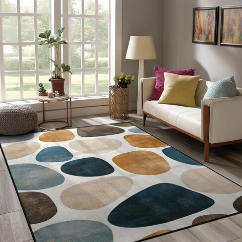 African Elephant Area Rug, Animal Rug for Living Room, Durable Rug Carpet for Bedroom Home Decorative 5'x7' (80 X 58 in) Black/Grey in Saudi Arabia