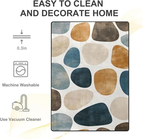 African Elephant Area Rug, Animal Rug for Living Room, Durable Rug Carpet for Bedroom Home Decorative 5'x7' (80 X 58 in) Black/Grey in Saudi Arabia