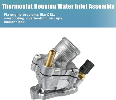X AUTOHAUX 31293698 Engine Coolant Thermostat Housing Assembly for Volvo C70 1998-2004 for Volvo S80 1999-2006 for Volvo V70 1998-2007 for Volvo XC90 2003-2007 31293700 in Saudi Arabia