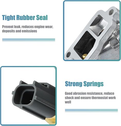 X AUTOHAUX 31293698 Engine Coolant Thermostat Housing Assembly for Volvo C70 1998-2004 for Volvo S80 1999-2006 for Volvo V70 1998-2007 for Volvo XC90 2003-2007 31293700 in Saudi Arabia