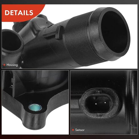 A-Premium Engine Coolant Thermostat Housing Assembly with Seal & Sensor Compatible with Volvo XC60, XC90, S60, XC40, XC70, S80, S90, V60, S60 Cross Country, V60 Cross Country, V90, V90 Cross Country in Saudi Arabia