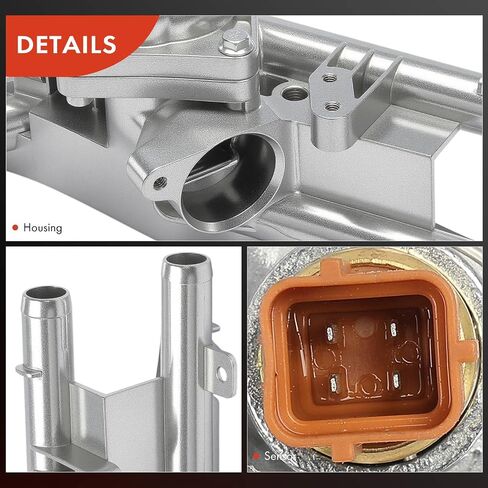 A-Premium Engine Coolant Thermostat Housing Assembly Compatible with Hyundai Sonata 2011-2014, Santa Fe 2010-2012, Tucson 2010-2015, Santa Fe Sport 2013-2016 & Kia Optima 2011-2015, Sorento, Sportage in Saudi Arabia