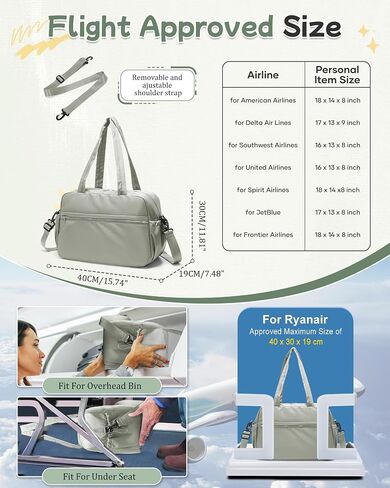 Travel Gym Duffel Bag for Women, Small Weekender Bags for Men with Trolley Sleeve for Airplane, Waterproof Carry on Bag Sport Tote Bags Hospital Holdalls, Peacock Blue in Saudi Arabia