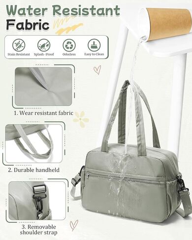 Travel Gym Duffel Bag for Women, Small Weekender Bags for Men with Trolley Sleeve for Airplane, Waterproof Carry on Bag Sport Tote Bags Hospital Holdalls, Peacock Blue in Saudi Arabia