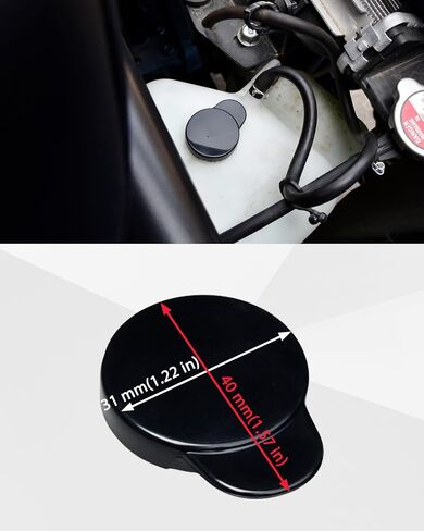 SAUTVS Coolant Overflow Tank Cap Cover for Yamaha YXZ1000R Wolverine X2 X4 RMAX Viking VI Accessories, Replace #1AA-21815-00-00 in Saudi Arabia