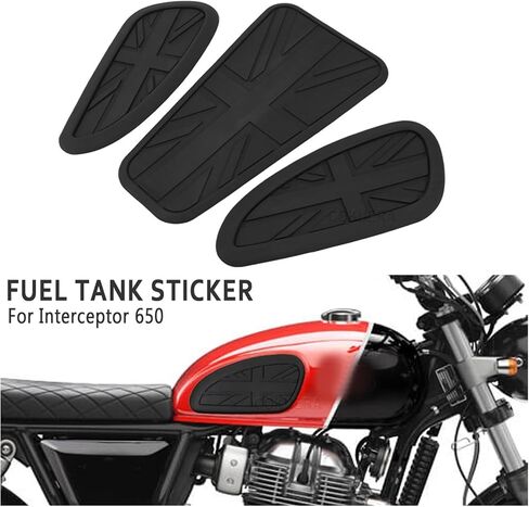 Fuel Tank Sticker for Royal Enfield for 650 Motorcycle Accessories Gas Fuel Tank Traction Side Pad Knee Grip Protector Decal in Saudi Arabia
