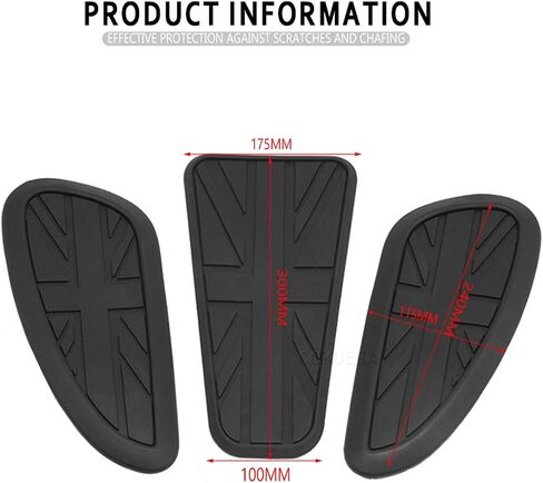 Fuel Tank Sticker for Royal Enfield for 650 Motorcycle Accessories Gas Fuel Tank Traction Side Pad Knee Grip Protector Decal in Saudi Arabia
