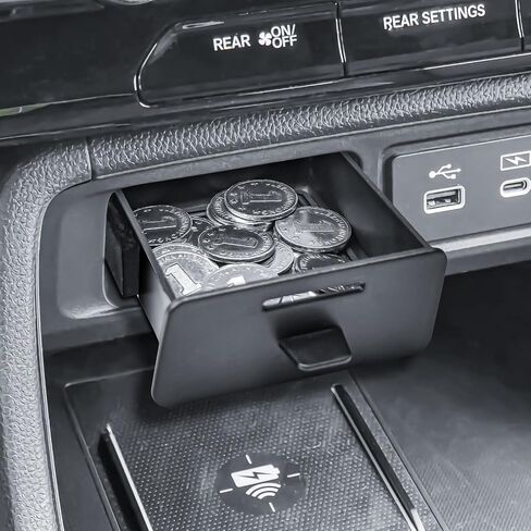 Center Console Organizer Compatible with Honda Pilot 2023-2025 and Passport 2026 Interior Accessories, Hidden Glove Box Middle Armrest Drawer Storage Tray for Small Items (Not for Ridgeline) in Saudi Arabia