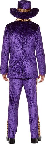 Spirit Halloween Adult Purple Pimp Costume | Humor Costume | Funny Halloween Costume in Saudi Arabia