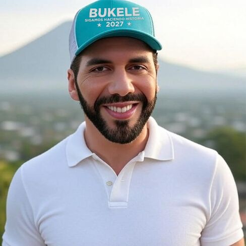 Cyan Bukele 2027 Hat – “Keep Making History" Patriotic Cap in Saudi Arabia