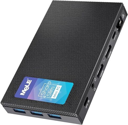 MELE MINI MINI PC QUIPER3Q 11th Gen N5105 8GB 128GB ، Micro Computer WiFi 5 Small Desktop Service مع USB-C PD ، Gigabit Ethernet ، Dual HDMI 4K ، Auto Power On ، PXE Support M.2 SSD in Kuwait