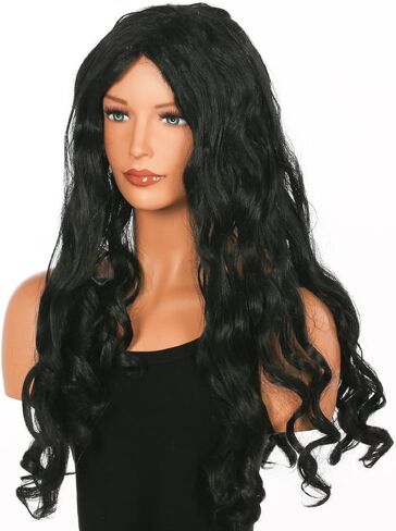 Seasons Alluring Locks Wavy Layer Wig for Women, Long Wavy Hair Wig for Party Cosplay (Blue) in Saudi Arabia