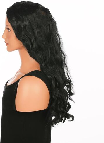 Seasons Alluring Locks Wavy Layer Wig for Women, Long Wavy Hair Wig for Party Cosplay (Blue) in Saudi Arabia